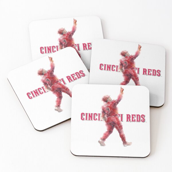 Item preview, Noelvi Marte #4 Cincinnati Reds Watercolor Sports Painting designed and sold by Turnersports.