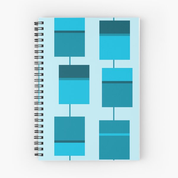 Item preview, Retro Cyan Rectangles designed and sold by PSCSCo.