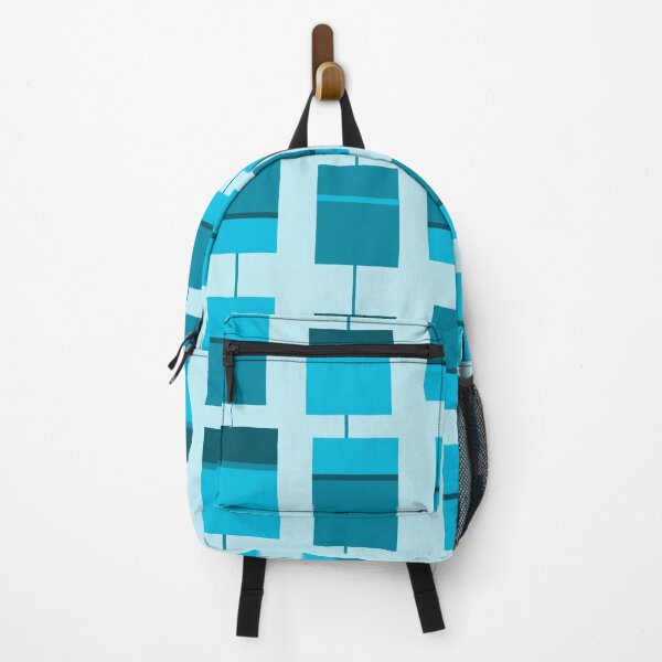 Item preview, Retro Cyan Rectangles designed and sold by PSCSCo.