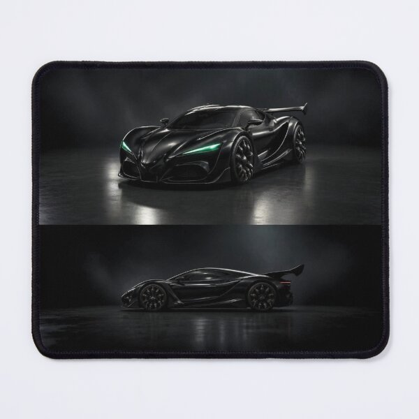 Item preview, Sleek Panther-Inspired Sports Car with Emerald Eyes 2 designed and sold by Lucia Amaris Art.