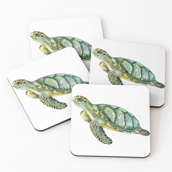 Item preview, Watercolor Sea Turtle Ocean designed and sold by NeonNerd Studio.