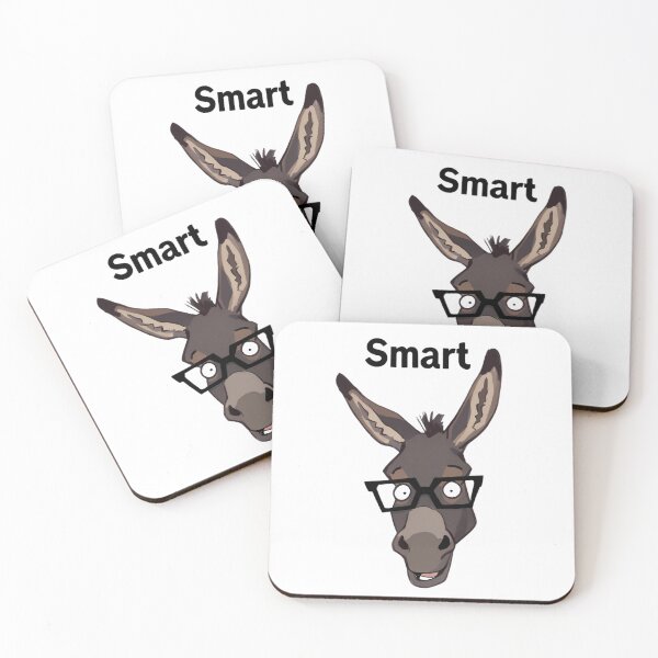 Item preview, Funny Nerd Donkey with Glasses designed and sold by conggamenhatvip.