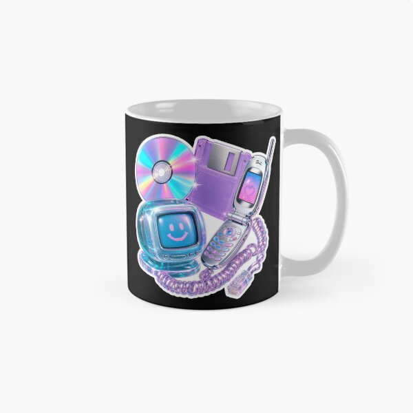 Item preview, Y2K Retro Tech Aesthetic Sticker | Flip Phone, Floppy Disk, CD & Cute CRT Computer designed and sold by Arrow2025.