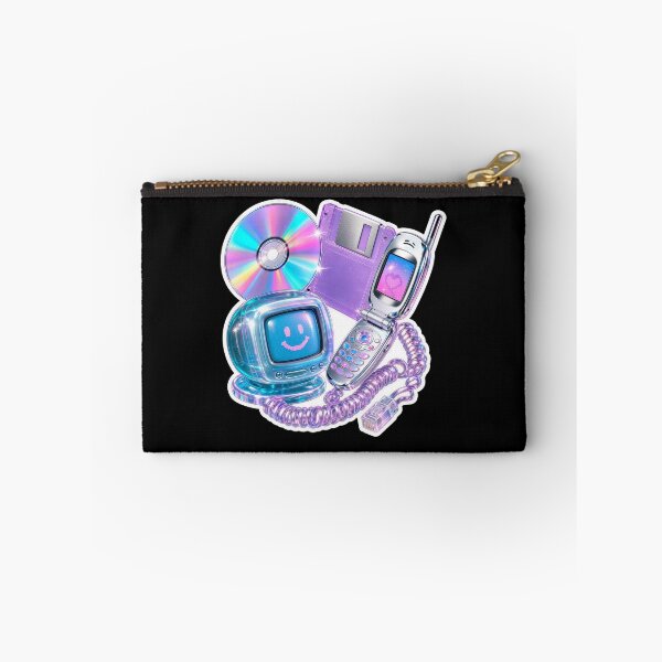 Item preview, Y2K Retro Tech Aesthetic Sticker | Flip Phone, Floppy Disk, CD & Cute CRT Computer designed and sold by Arrow2025.