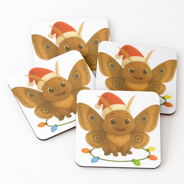Item preview, Christmas Polyphemus Moth designed and sold by Sillytoe.