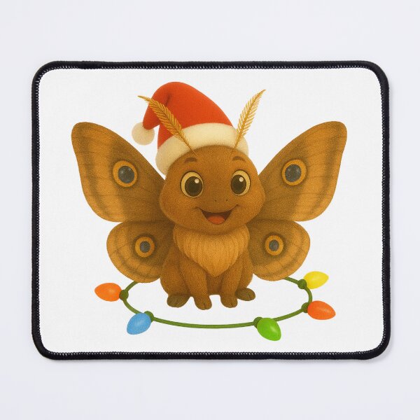Item preview, Christmas Polyphemus Moth designed and sold by Sillytoe.