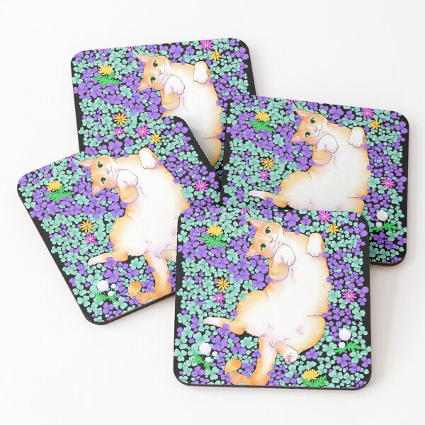 Item preview, cat in black clovers 1 designed and sold by lapizypincel.