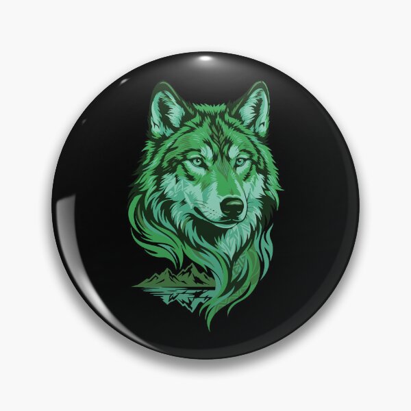 Item preview, Spirit of the Emerald Wolf designed and sold by JEMAR Designs.