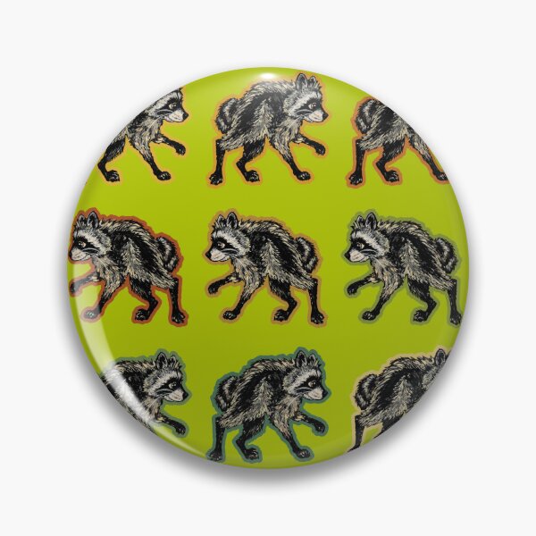 Item preview, Jimothy the Raccoon Retro Pop Art Grid designed and sold by ArtistsAtticWI.