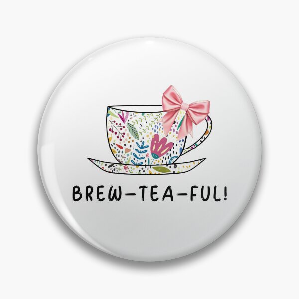 Item preview, Pretty Cup Of Tea Pun designed and sold by Sartoris Art.