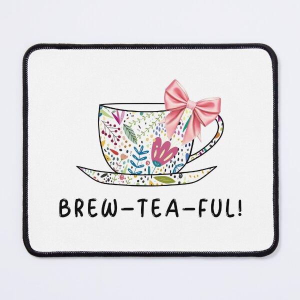 Item preview, Pretty Cup Of Tea Pun designed and sold by Sartoris Art.
