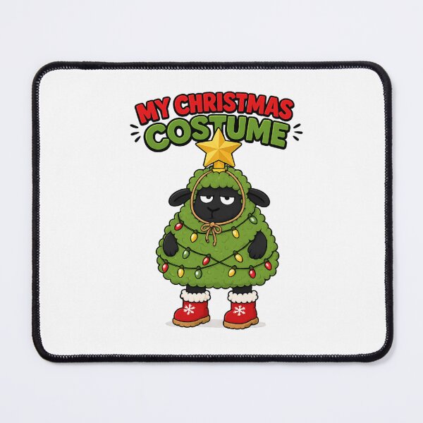 Item preview, My Christmas costume, sheep dyed green wearing Christmas tree topper designed and sold by BritishDelights.