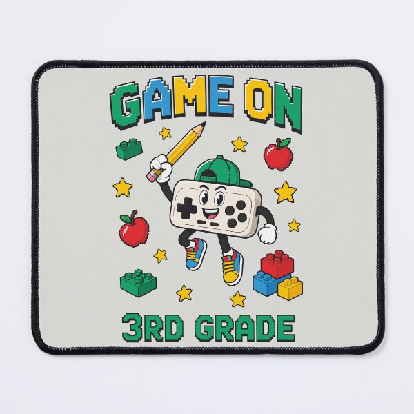 Item preview, Game On 3rd Grade Retro Gamer Back To School designed and sold by DigitalGlade.