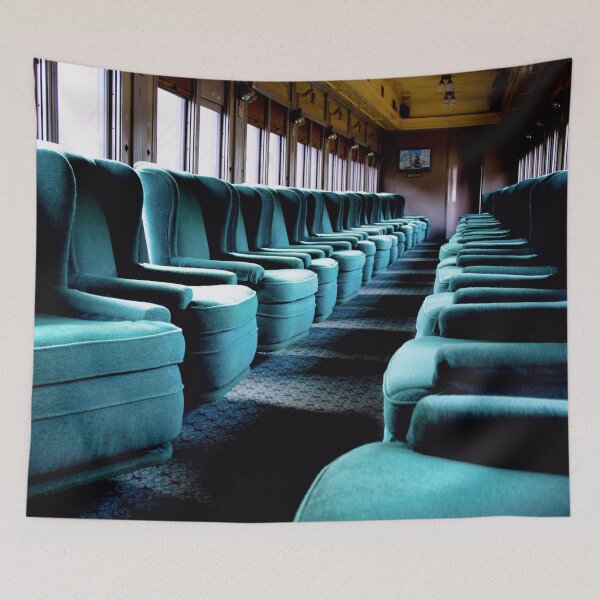 Item preview, Turquoise Blue Velvet Upholstered Chairs designed and sold by Hena Tayeb.