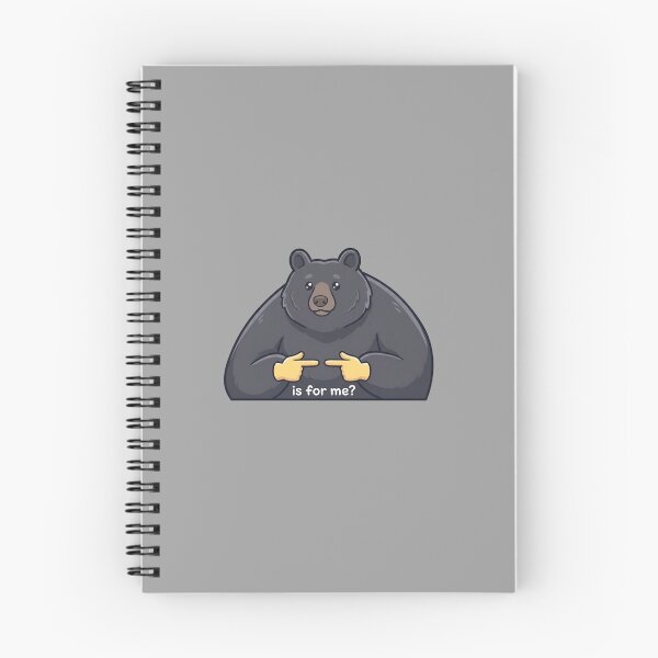 Item preview, cute teddy bear sticker asking if it's for him designed and sold by Gatosessa.