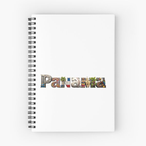 Item preview, Panama Typography – Tropical Culture & Travel Landmark Design designed and sold by VladisWorld.