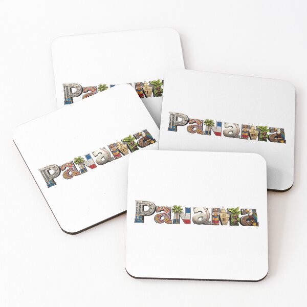 Item preview, Panama Typography – Tropical Culture & Travel Landmark Design designed and sold by VladisWorld.