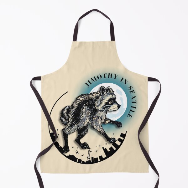 Item preview, Jimothy in Seattle - Hand-Painted Raccoon Art designed and sold by ArtistsAtticWI.