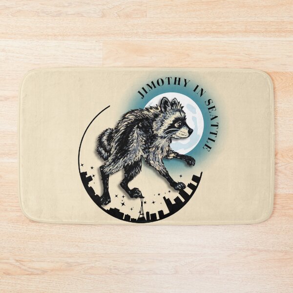 Item preview, Jimothy in Seattle - Hand-Painted Raccoon Art designed and sold by ArtistsAtticWI.