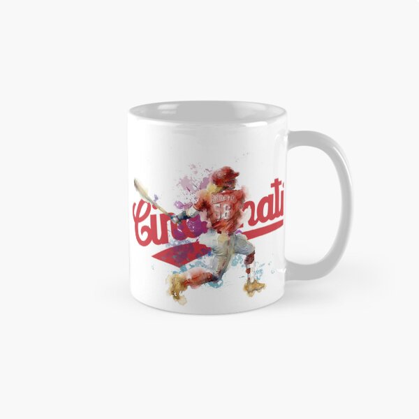 Item preview, Watercolor Baseball Player "Arroyo" Cincinnati Spirit designed and sold by Turnersports.