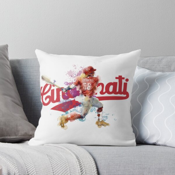 Item preview, Watercolor Baseball Player "Arroyo" Cincinnati Spirit designed and sold by Turnersports.