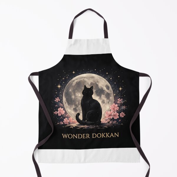 Item preview, Moonlight Magic Black Cat Aesthetic Moon designed and sold by WonderDokkan.