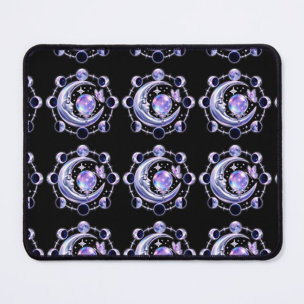 Item preview, Celestial Moon Phases Crystal Ball | Mystical Lunar Witch Aesthetic Sticker designed and sold by Arrow2025.