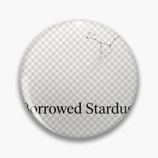 Item preview, Borrowed Stardust Minimalist Cosmic Typography Aesthetic Design designed and sold by ImagineDraws.