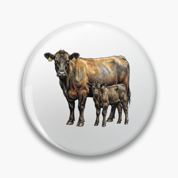 Item preview, 2 Black Angus – mother and daughter designed and sold by Gatosessa.