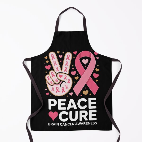 Item preview, PEACE ♥ CURE – BRAIN CANCER AWARENESS designed and sold by jkrphoto.