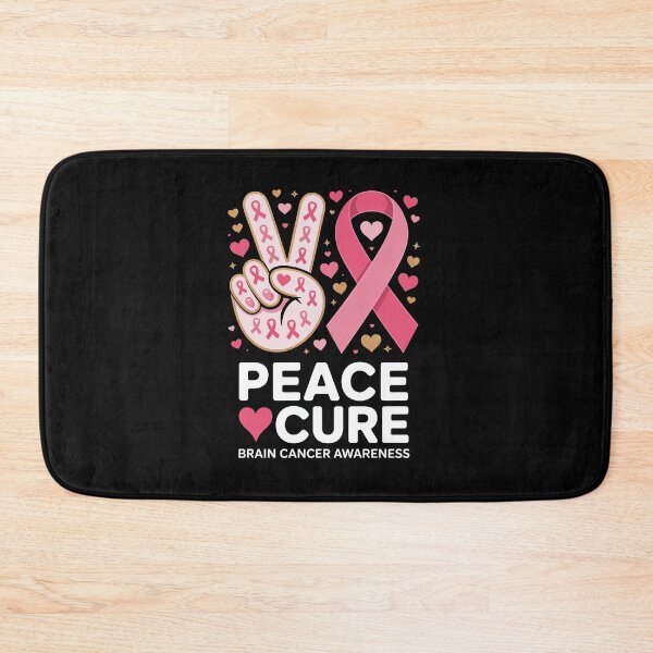 Item preview, PEACE ♥ CURE – BRAIN CANCER AWARENESS designed and sold by jkrphoto.