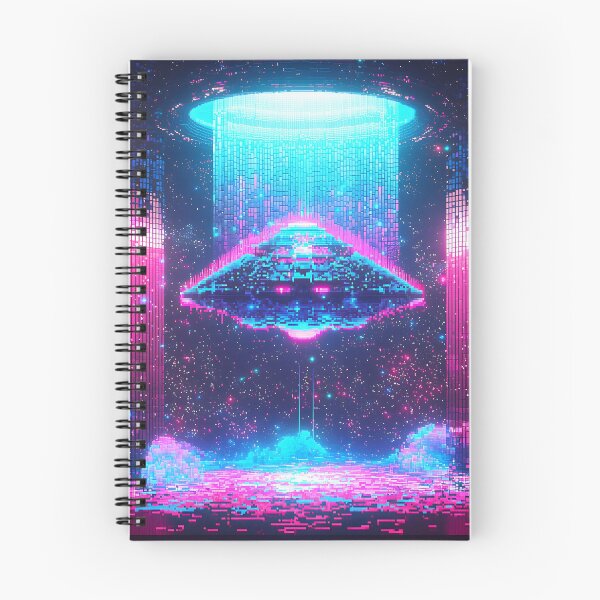 Item preview, 3d Render Of Pixel Spaceship Galaxy Digital designed and sold by Checho30.