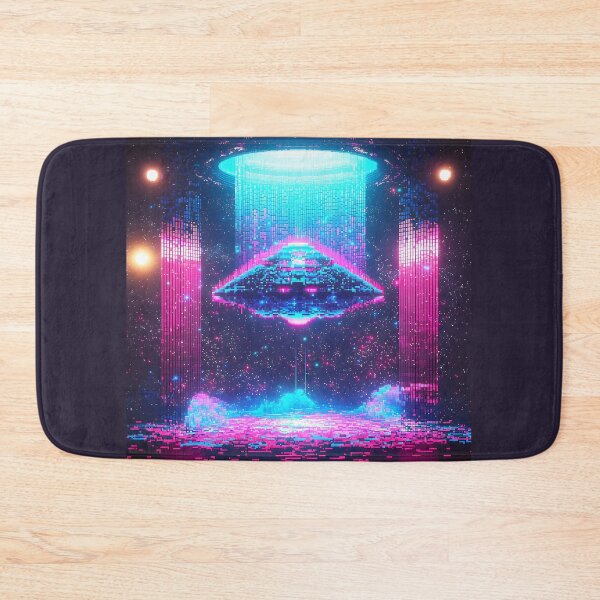 Item preview, 3d Render Of Pixel Spaceship Galaxy Digital designed and sold by Checho30.
