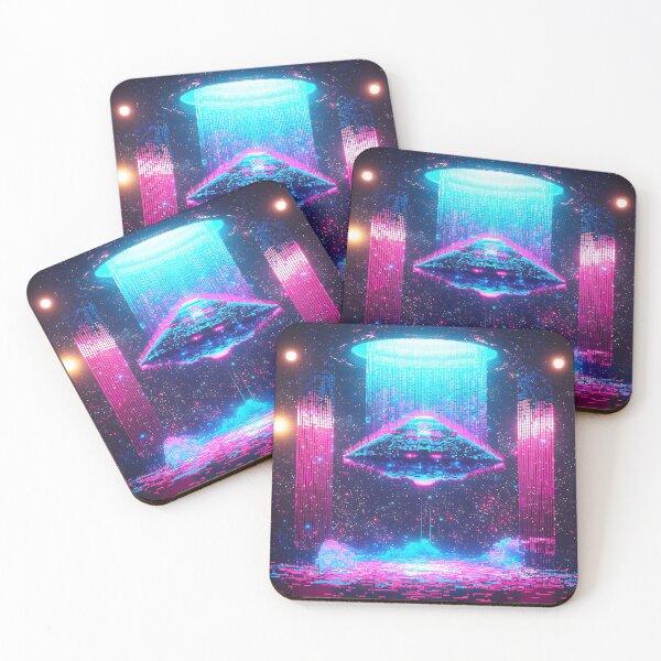Item preview, 3d Render Of Pixel Spaceship Galaxy Digital designed and sold by Checho30.