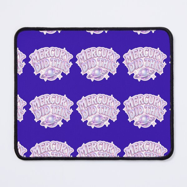 Item preview, Mercury Did This | Retro Planet Astrology Aesthetic Sticker designed and sold by Arrow2025.