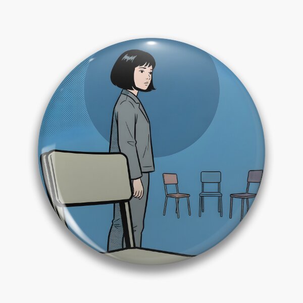 Item preview, Empty Chairs Corporate Loneliness Minimalist Poster designed and sold by DuckOddity.