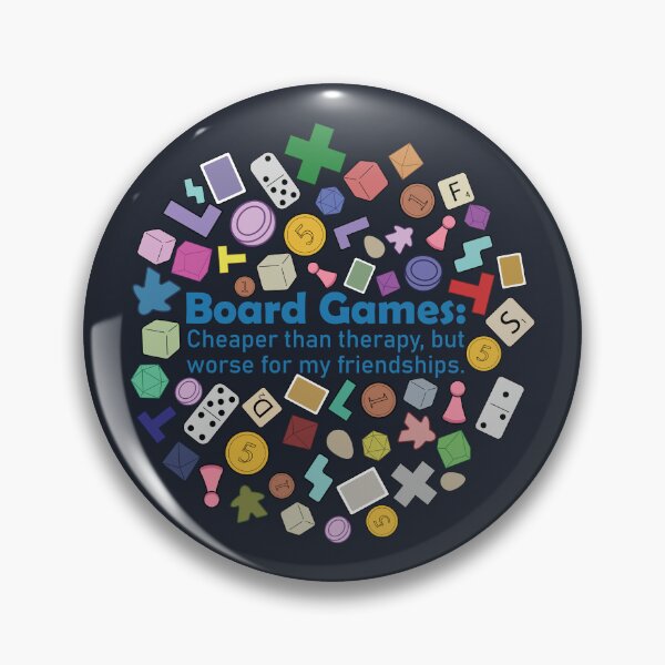 Item preview, Board Games Cheaper Than Therapy Funny Board Gamer Circle Design designed and sold by Hallowed Artistry.