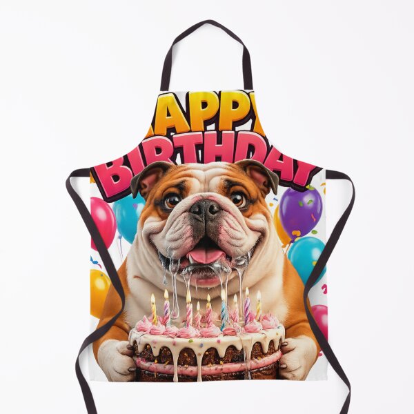 Item preview, Cute English Bulldog Birthday Wish designed and sold by LavIsInTheAir.