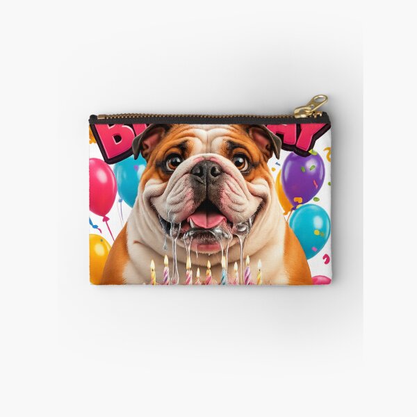 Item preview, Cute English Bulldog Birthday Wish designed and sold by LavIsInTheAir.