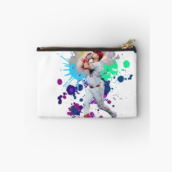 Item preview, Cincinnati Reds Baseball Player Watercolor Splatter Art designed and sold by Cucuzeus.