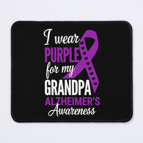 Item preview, I wear PURPLE for my GRANDPA – Alzheimer’s Awareness designed and sold by jkrphoto.