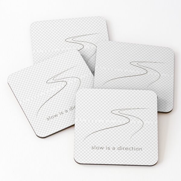 Item preview, Slow Is A Direction Minimalist Quote Modern Line Art designed and sold by ImagineDraws.
