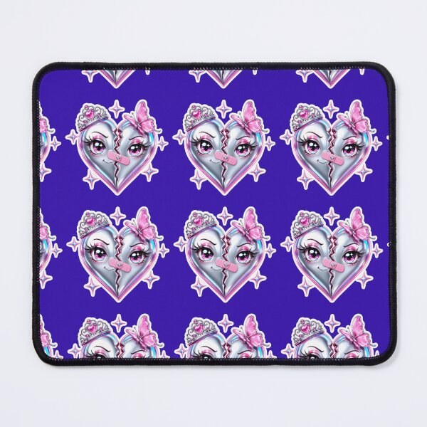 Item preview, Kawaii Broken Heart Princess | Cute Healing Heart Aesthetic Sticker designed and sold by Arrow2025.