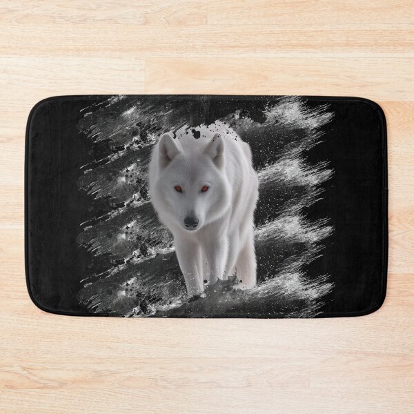 Item preview, White Wolf Red Eyes Grunge Art designed and sold by BULAIR89.