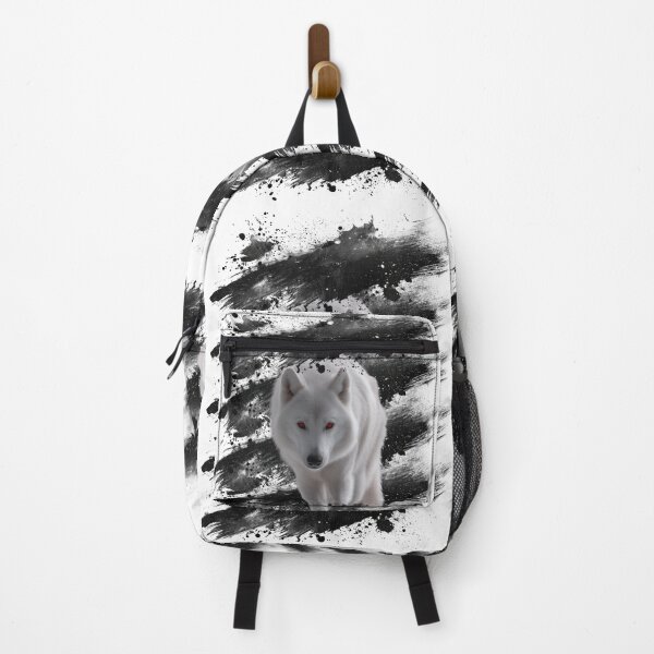 Item preview, White Wolf Red Eyes Grunge Art designed and sold by BULAIR89.