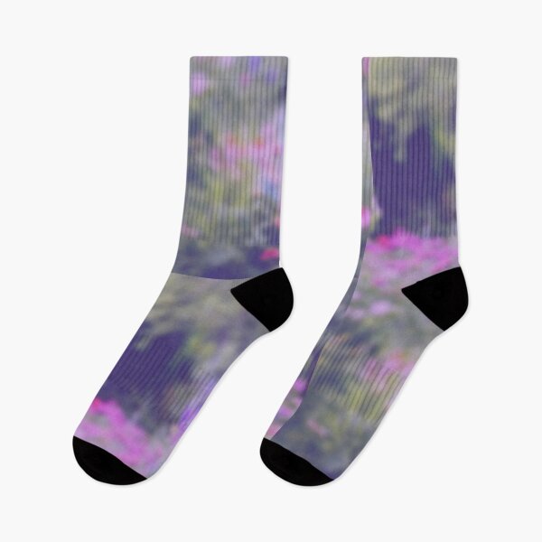 Item preview, Flower garden pink purple blur outdoors floral designed and sold by MYTOPSHELF.