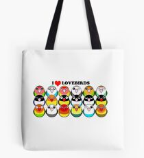 Lovebird-Farbmutationen Tasche