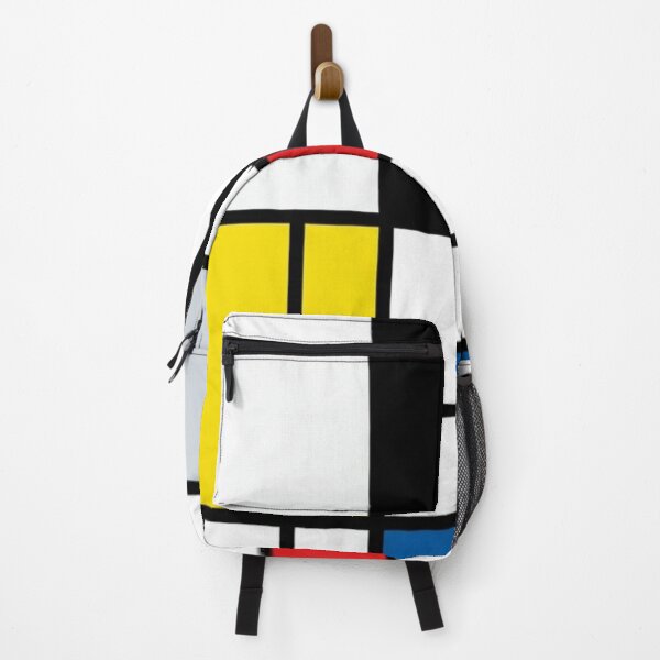 Item preview, Neo Plasticism Abstract Geometric Grid Red Yellow Blue Pattern designed and sold by Khokha80.