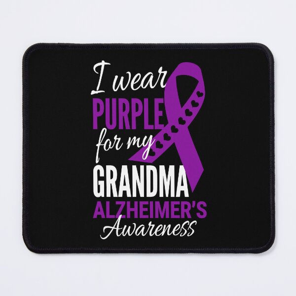 Item preview, I wear PURPLE for my GRANDMA – Alzheimer’s Awareness designed and sold by jkrphoto.