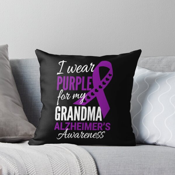 Item preview,  I wear PURPLE for my GRANDMA – Alzheimer’s Awareness designed and sold by jkrphoto.